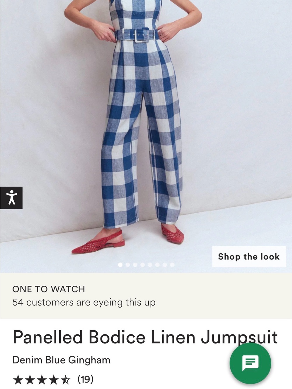 Boden jumpsuit NWOT US 4, Panelled Bodice Linen Jumpsuit,current D1717
Gorgeous! - Picture 2 of 15